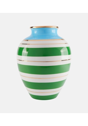 Jonathan Adler Portofino striped porcelain vase
