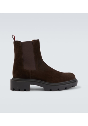 Christian Louboutin Devon College suede Chelsea boots