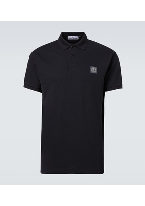 Stone Island Compass cotton pique polo shirt
