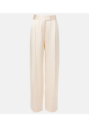 The Sei Silk satin straight pants