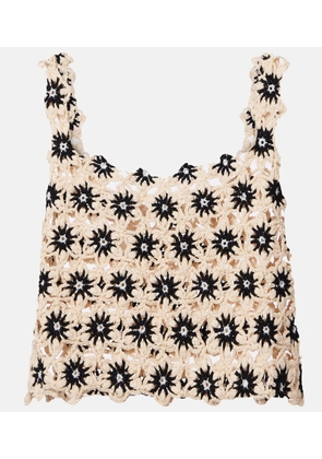 The Upside Luminary crochet crop top