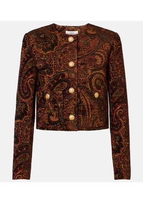 Chloe Paisley jacquard jacket