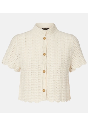 Loro Piana Arola knitted cashmere-blend jacket