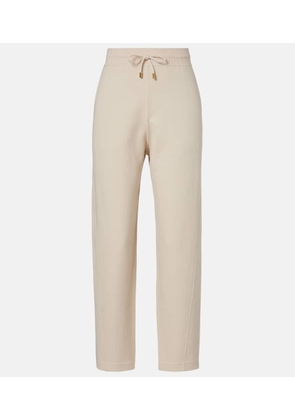 Loro Piana Viera cotton and silk-blend tapered pants