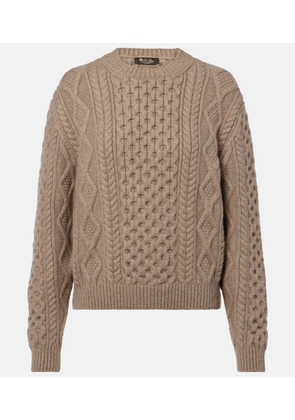 Loro Piana Eyre Aran cashmere sweater