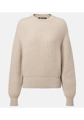 Loro Piana Plane Tree ribbed-knit cashmere sweater