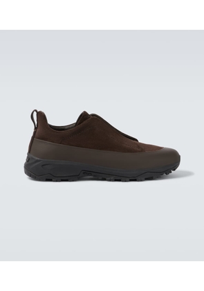Zegna Triple Stitch Monte suede sneakers