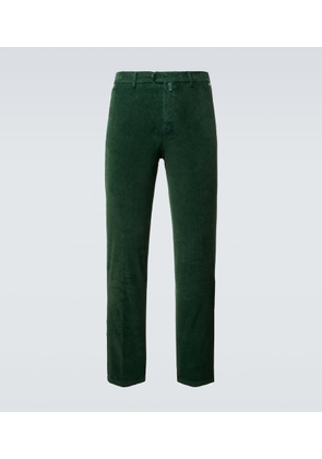 Kiton Cotton-blend corduroy slim pants