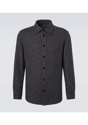 Zegna Cashmere and silk overshirt