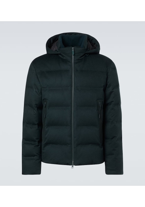 Zegna Elements technical cashmere down jacket