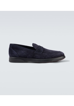 Kiton Suede penny loafers