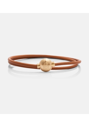 Loewe Anagram embellished leather bracelet