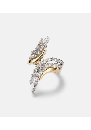 Yeprem Golden Strada 18kt gold ring with diamonds