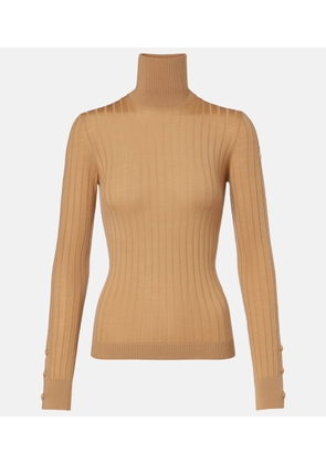 Moncler Wool and cashmere turtleneck sweater