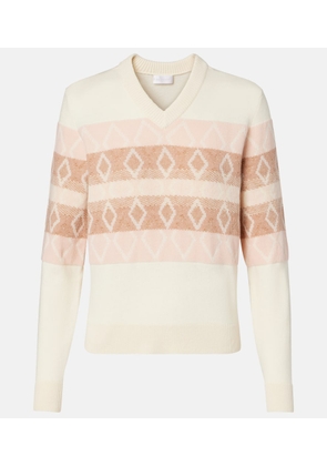 Moncler Jacquard virgin wool sweater