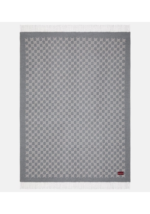 Gucci GG wool and cashmere blanket