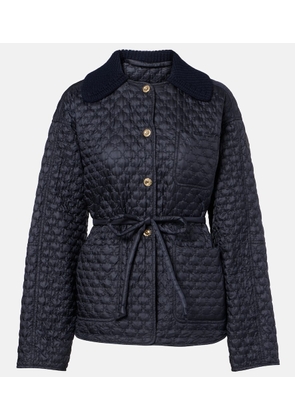 Moncler Raray belted quilted down jacket