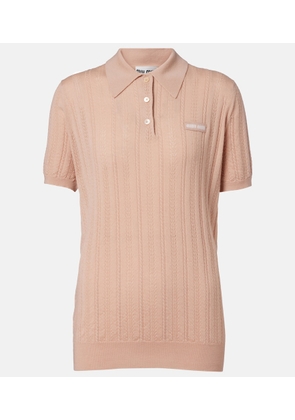 Miu Miu Cashmere polo sweater