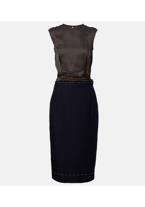 Maison Margiela Twill midi dress