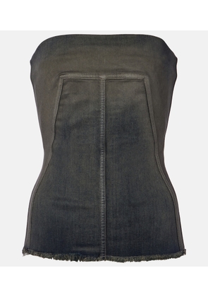 Rick Owens Denim corset