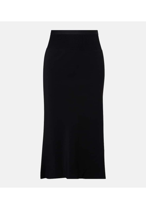 Rick Owens Charmeuse midi skirt