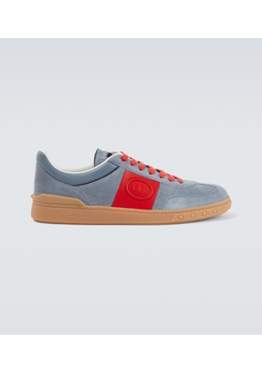 Valentino Garavani Upvillage suede and leather sneakers