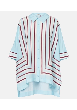 Simkhai Bowman printed oversized shirt