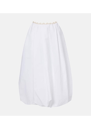 Magda Butrym Cotton midi skirt