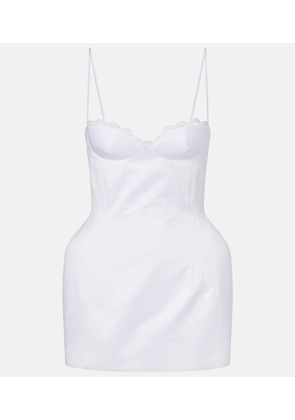 Magda Butrym Cotton bustier minidress