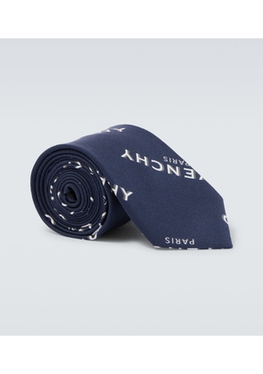 Givenchy Givenchy Shadow silk tie