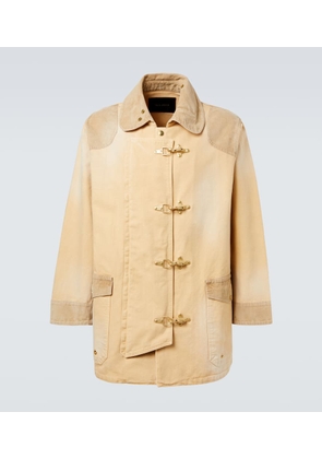 Wales Bonner Sierra corduroy-trimmed canvas jacket