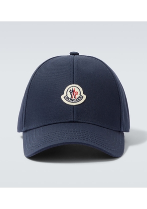 Moncler Logo canvas baseball cap