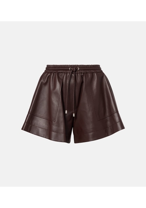 Loewe Leather shorts