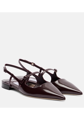 Jimmy Choo Didi patent leather slingback flats