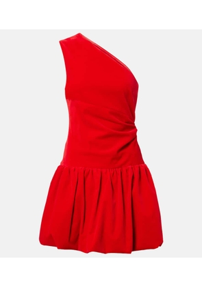 Patou One-shoulder cotton minidress
