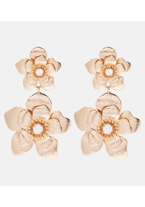 Self-Portrait Flower drop earrings