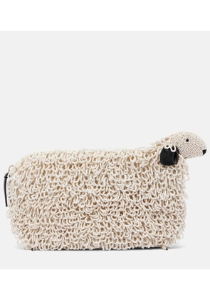 Staud Dolly beaded clutch