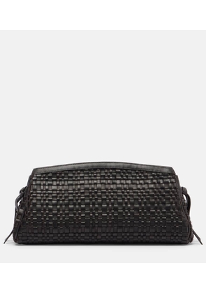 Staud Maude woven leather clutch