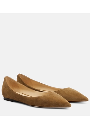 Jimmy Choo Love suede ballet flats