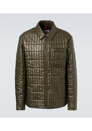 Moncler Madiere padded quilted shirt jacket