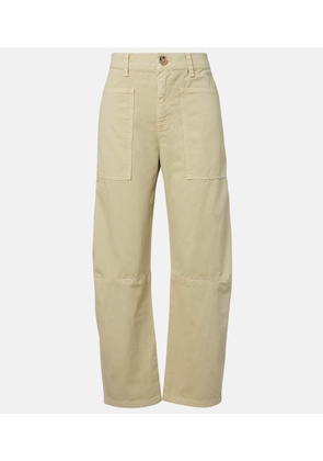 Velvet Brylie cotton twill barrel-leg pants