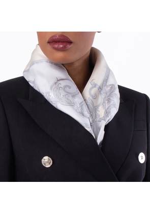 Versace Baroque Motifs Silk Scarf