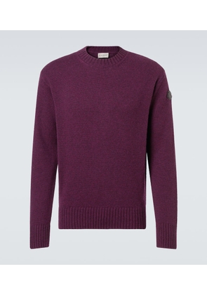 Moncler Ribbed-knit wool and cashmere sweater