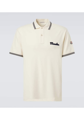 Moncler Logo cotton pique polo shirt