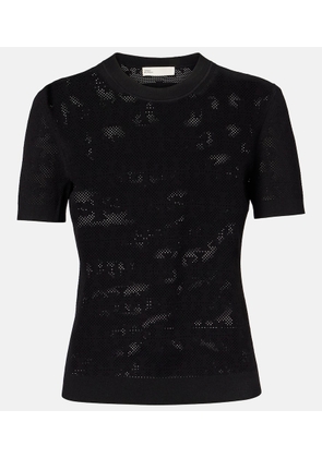 Tory Burch T Monogram jacquard T-shirt