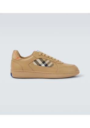 Burberry Burberry Check leather sneakers