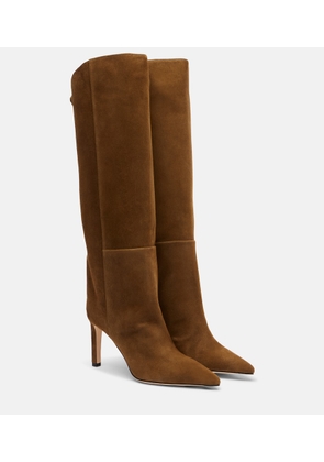 Jimmy Choo Alizze 85 suede knee-high boots