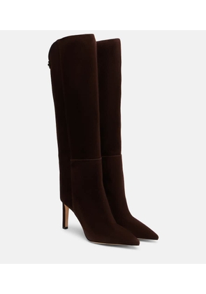 Jimmy Choo Alizze 85 suede knee-high boots
