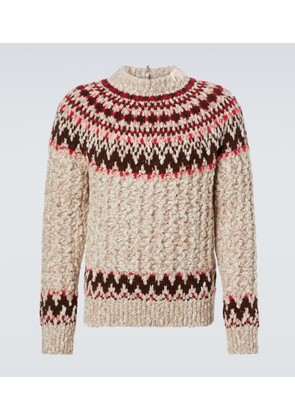 Moncler Grenoble Jacquard wool-blend sweater