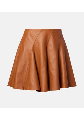 Ralph Lauren Collection Leather miniskirt